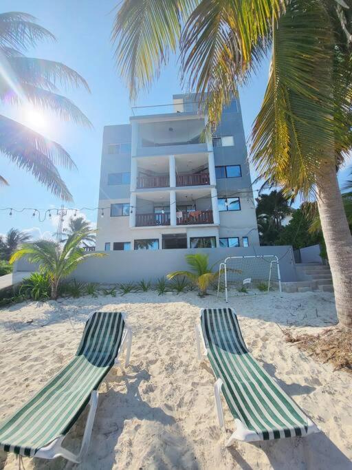 2 Rooms Apartment With Private Beach In Puerto Juarez Cancún Eksteriør billede